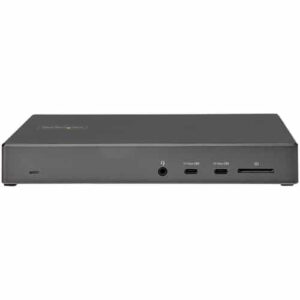 StarTech.com Dock USB-C - Docking Station USB Tipo C para 3 Monitores de 4K - con 100W de Entrega de Alimentación PD - Modo Alt DP 1.4 y DSC - 2x DisplayPort 1.4/HDMI 2.0 - 6xUSB - Windows o Chrome StarTech.com Dock USB-C – Docking Station USB Tipo C para 3 Monitores de 4K – con 100W de Entrega de Alimentación PD – Modo Alt DP 1.4 y DSC – 2x DisplayPort 1.4/HDMI 2.0 – 6xUSB – Windows o Chrome