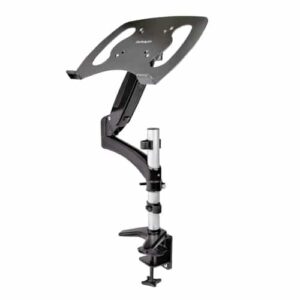 StarTech.com Brazo de Soporte de Sobremesa para Ordenador Portátil – Brazo Articulado para Portátil o para Monitor de 34 Pulgadas – Bracket de Montaje VESA para Portátil – Soporte Ergonómico Ajustable