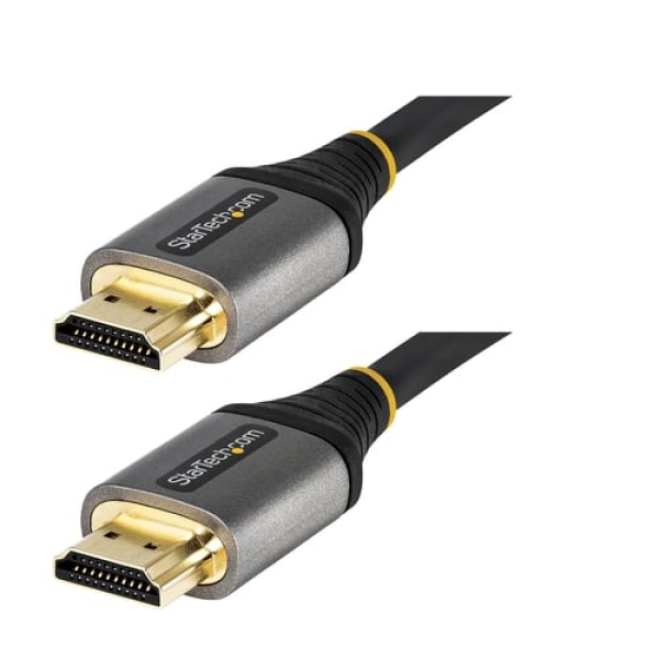 StarTech.com Cable de 5m HDMI 2.1 8K - Cable HDMI Certificado de Ultra Alta Velocidad - 48Gbps - 8K 60Hz - 4K 120Hz - HDR10+ - eARC - Cable HDMI Ultra HD 8K - Cubrimiento de TPE