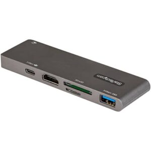 StarTech.com Adaptador Multipuertos USB C para MacBook Pro/Air - Docking Station USB Tipo C a HDMI 4K - con PD de 100W Pass-through - Lector de Tarjetas SD MicroSD - Hub Ladrón USB 3.0 de 2 Puertos StarTech.com Adaptador Multipuertos USB C para MacBook Pro/Air – Docking Station USB Tipo C a HDMI 4K – con PD de 100W Pass-through – Lector de Tarjetas SD MicroSD – Hub Ladrón USB 3.0 de 2 Puertos