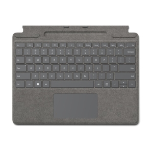 Microsoft Surface Pro Signature Keyboard Platino Microsoft Cover port QWERTY Español