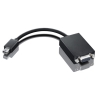Lenovo 0A36536 adaptador de cable de vídeo VGA (D-Sub) Mini DisplayPort Negro