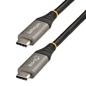 StarTech.com Cable de 50cm USB-C de 10Gbps - Cable USB Tipo C - Cable USB TipoC USB 3.1/3.2 Gen 2 - Con Carga por Entrega de Alimentación PD de 100W (5A)