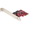 StarTech.com Tarjeta PCIe SATA - Tarjeta PCI Express Controladora de 2 Puertos SATA de 6Gbps - Perfil Completo o Bajo - Adaptador PCI Express a SATA - SATA RAID ASM1062R StarTech.com Tarjeta PCIe SATA - Tarjeta PCI Express Controladora de 2 Puertos SATA de 6Gbps - Perfil Completo o Bajo - Adaptador PCI Express a SATA - SATA RAID ASM1062R