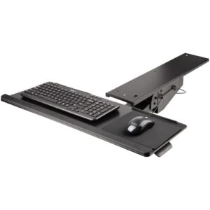StarTech.com Bandeja para Teclado y Ratón para Debajo del Escritorio - de 30cm x 78cm - de Altura Ajustable - Soporte Ergonómico para Teclado y Mouse con Soporte para las Muñecas - Giro e Inclinación Reacondicionado | StarTech.com Bandeja para Teclado y Ratón para Debajo del Escritorio – de 30cm x 78cm – de Altura Ajustable – Soporte Ergonómico para Teclado y Mouse con Soporte para las Muñecas – Giro e Inclinación