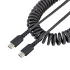 StarTech.com Cable de 1m de Carga USB C a USB C, Cable USB Tipo C Rizado de Carga Rápida y Servicio Pesado, Cable USB 2.0 USBC, de Fibra de Aramida Resistente, Negro StarTech.com Cable de 1m de Carga USB C a USB C, Cable USB Tipo C Rizado de Carga Rápida y Servicio Pesado, Cable USB 2.0 USBC, de Fibra de Aramida Resistente, Negro