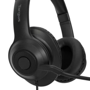 Targus AEH102GL auricular y casco Auriculares Alámbrico Diadema Llamadas/Música USB tipo A Negro Targus AEH102GL auricular y casco Auriculares Alámbrico Diadema Llamadas/Música USB tipo A Negro