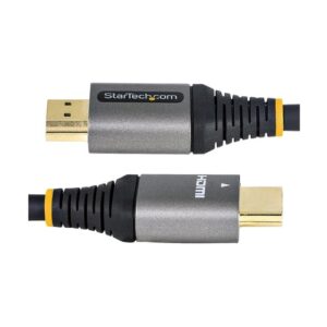 StarTech.com Cable 4m HDMI 2.0 de Alta Velocidad con Ethernet con Certificación Premium – Cable HDMI de 4K a 60Hz – HDR10 – ARC – Ultra HD – para Monitores 4K UHD – M/M
