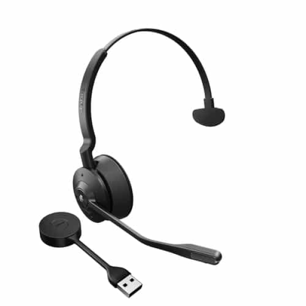 Jabra Engage 55 Auriculares Inalámbrico Diadema Oficina/Centro de llamadas Negro, Titanio