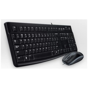 Logitech Desktop MK120 teclado Ratón incluido USB QWERTY Portugués Negro Logitech Desktop MK120 teclado Ratón incluido USB QWERTY Portugués Negro