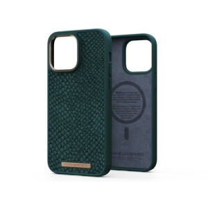 Njord byELEMENTS Salmon Leather Magsafe Case – iPhone 14 Pro Max – Green