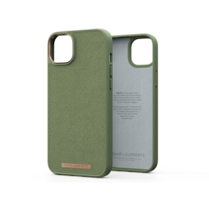 Njord byELEMENTS Suede Comfort+ Case – iPhone 14 Plus – Olive