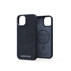 Njord byELEMENTS Salmon Leather Magsafe Case – iPhone 14 – Black