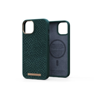 Njord byELEMENTS Salmon Leather Magsafe Case – iPhone 14 – Green