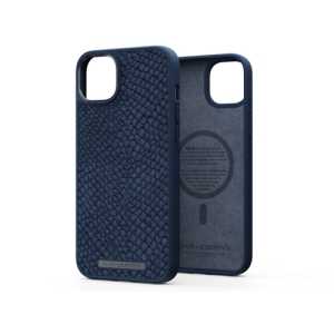 Njord byELEMENTS Salmon Leather Magsafe Case – iPhone 14 Plus – Blue