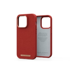 Njord byELEMENTS Suede Comfort+ Case – iPhone 14 Pro – Burnt Orange