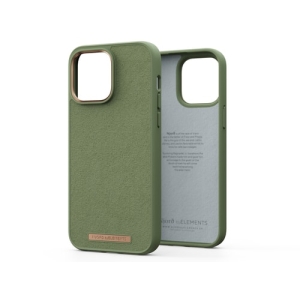 Njord byELEMENTS Suede Comfort+ Case – iPhone 14 Pro Max – Olive