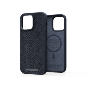 Njord byELEMENTS Salmon Leather Magsafe Case – iPhone 14 Pro Max – Black
