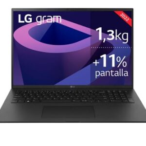 Reacondicionado | LG Gram 17Z90Q-G.AA78B ordenador portatil i7-1260P Portátil 43,2 cm (17") WQXGA Intel® Core™ i7 16 GB LPDDR5x-SDRAM 1000 GB SSD Windows 11 Home Negro 17Z90Q-G.AA78B I7-1260P 16GB SYST