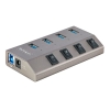 StarTech.com Hub USB-C Autoalimentado de 4 puertos con Interruptores Individuales - Concentrador USB 3.0 a 5 Gbps con Fuente de Alimentación - Ladrón USB Tipo C a USB-A - BC 1.2 StarTech.com Hub USB-C Autoalimentado de 4 puertos con Interruptores Individuales – Concentrador USB 3.0 a 5 Gbps con Fuente de Alimentación – Ladrón USB Tipo C a USB-A – BC 1.2