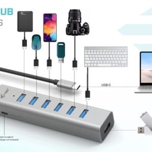 i-tec USB-C Charging Metal HUB 7 Port i-tec USB-C Charging Metal HUB 7 Port