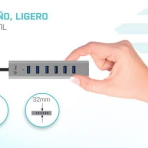 i-tec USB-C Charging Metal HUB 7 Port i-tec USB-C Charging Metal HUB 7 Port