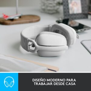 Logitech Zone Vibe 100 Auriculares Inalámbrico Diadema Llamadas/Música Bluetooth Blanco