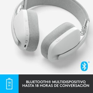 Logitech Zone Vibe 100 Auriculares Inalámbrico Diadema Llamadas/Música Bluetooth Blanco Logitech Zone Vibe 100 Auriculares Inalámbrico Diadema Llamadas/Música Bluetooth Blanco