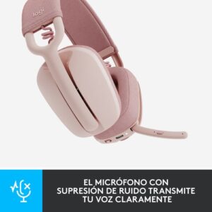 Logitech Zone Vibe 100 Auriculares Inalámbrico Diadema Llamadas/Música Bluetooth Rosa Logitech Zone Vibe 100 Auriculares Inalámbrico Diadema Llamadas/Música Bluetooth Rosa