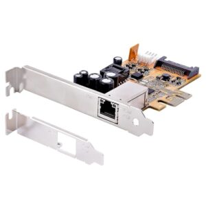 StarTech.com Tarjeta de Red PCIe de 1 Puerto PoE de 2,5Gbps - Adaptador Ethernet LAN RJ45 - NIC PoE de 30W 802.3at para Ordenadores de Sobremesa y Servidores - Bracket de Perfil Bajo - Win Linux StarTech.com Tarjeta de Red PCIe de 1 Puerto PoE de 2,5Gbps – Adaptador Ethernet LAN RJ45 – NIC PoE de 30W 802.3at para Ordenadores de Sobremesa y Servidores – Bracket de Perfil Bajo – Win Linux