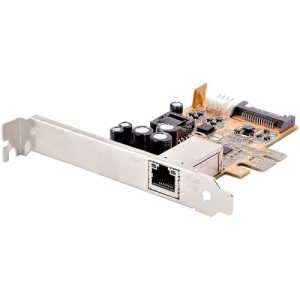 StarTech.com Tarjeta de Red PCIe de 1 Puerto PoE de 2,5Gbps – Adaptador Ethernet LAN RJ45 – NIC PoE de 30W 802.3at para Ordenadores de Sobremesa y Servidores – Bracket de Perfil Bajo – Win Linux