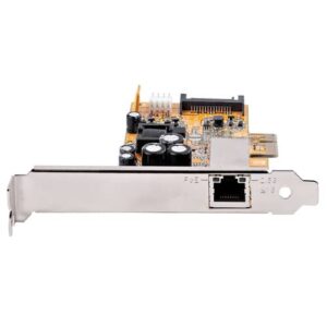 StarTech.com Tarjeta de Red PCIe de 1 Puerto PoE de 2,5Gbps - Adaptador Ethernet LAN RJ45 - NIC PoE de 30W 802.3at para Ordenadores de Sobremesa y Servidores - Bracket de Perfil Bajo - Win Linux StarTech.com Tarjeta de Red PCIe de 1 Puerto PoE de 2,5Gbps – Adaptador Ethernet LAN RJ45 – NIC PoE de 30W 802.3at para Ordenadores de Sobremesa y Servidores – Bracket de Perfil Bajo – Win Linux