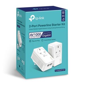 TP-Link TL-PA7027P KIT adaptador de red PowerLine 1000 Mbit/s Ethernet Blanco 2 pieza(s) TP-Link TL-PA7027P KIT adaptador de red PowerLine 1000 Mbit/s Ethernet Blanco 2 pieza(s)