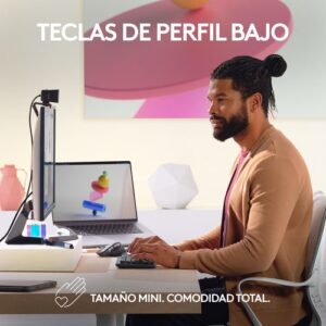 Logitech MX Mini Mechanical for Mac teclado Bluetooth QWERTY Internacional de EE.UU. Grafito, Gris