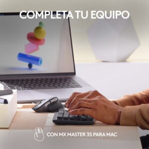 Logitech MX Mini Mechanical for Mac teclado Bluetooth QWERTY Internacional de EE.UU. Grafito, Gris