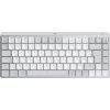 Logitech MX Mini Mechanical for Mac teclado Bluetooth AZERTY Francés Gris, Blanco
