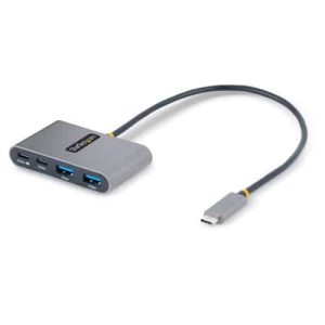 StarTech.com Hub Concentrador USB-C de 4 Puertos con Entrega de Alimentación de 100W de Paso – Ladrón USB Tipo C – – 2x USB-A + 2x USB-C – 5Gbps – Cable de 30cm – Splitter USB – Power Delivery 100W