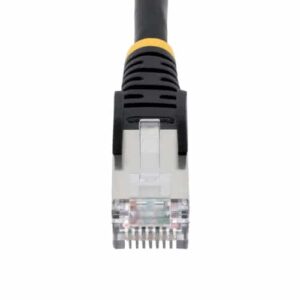 StarTech.com Cable de 0,5m de Red Ethernet CAT6a - Negro - Low Smoke Zero Halogen (LSZH) - 10GbE - 500MHz - PoE++ de 100W - Snagless sin Pestillo - RJ-45 - Cable de Red S/FTP StarTech.com Cable de 0,5m de Red Ethernet CAT6a – Negro – Low Smoke Zero Halogen (LSZH) – 10GbE – 500MHz – PoE++ de 100W – Snagless sin Pestillo – RJ-45 – Cable de Red S/FTP