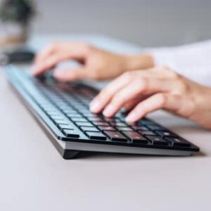 CHERRY KW 9100 SLIM teclado RF Wireless + Bluetooth QWERTY Español Negro