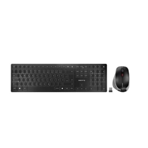 CHERRY DW 9500 SLIM teclado Ratón incluido RF Wireless + Bluetooth QWERTZ Alemán Negro, Gris