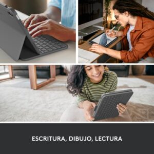 Reacondicionado | Logitech Slim Folio Grafito Bluetooth QWERTY Español SLIM FOLIO FOR IPAD (10TH GEN) PERP