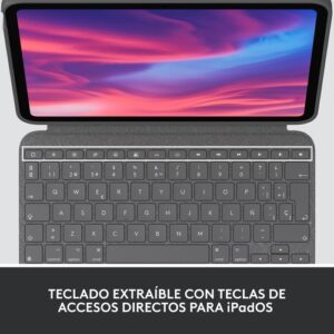 Reacondicionado | Logitech Combo Touch Gris Smart Connector QWERTY Español COMBO TOUCH FOR IPAD (10TH GEN)PERP