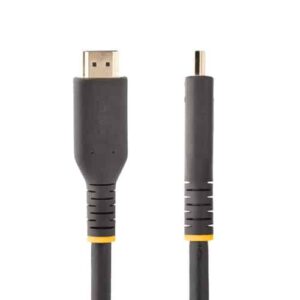 StarTech.com Cable de 10m HDMI Activo - HDMI 2.0 4K 60Hz UHD - Cable de Servicio Pesado - Resistente - con Fibra de Aramida - Cable HDMI de Alta Velocidad con Ethernet 10M (30FT) ACTIVE HDMI CABLE – CABL
