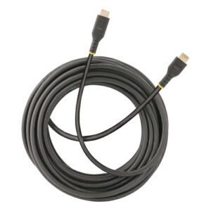 StarTech.com Cable de 10m HDMI Activo - HDMI 2.0 4K 60Hz UHD - Cable de Servicio Pesado - Resistente - con Fibra de Aramida - Cable HDMI de Alta Velocidad con Ethernet 10M (30FT) ACTIVE HDMI CABLE – CABL