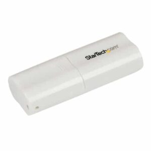 StarTech.com Tarjeta de Sonido Estéreo USB Externa Adaptador Conversor - Blanco StarTech.com Tarjeta de Sonido Estéreo USB Externa Adaptador Conversor – Blanco