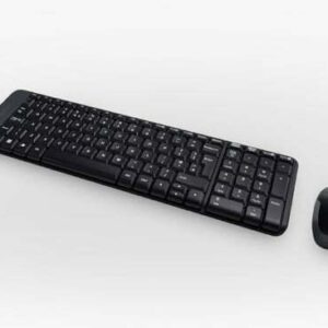 Logitech Wireless Combo MK220 teclado Ratón incluido USB Portugués Negro