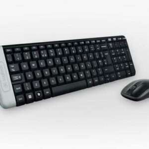 Logitech Wireless Combo MK220 teclado Ratón incluido USB Portugués Negro