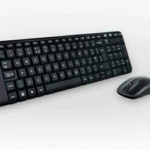 Logitech Wireless Combo MK220 teclado Ratón incluido USB Portugués Negro