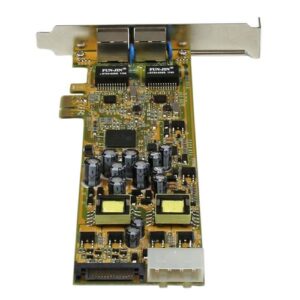 StarTech.com Tarjeta Adaptador de Red PoE/PSE PCI Express PCIe Gigabit Ethernet con 2 Puertos RJ45 StarTech.com Tarjeta Adaptador de Red PoE/PSE PCI Express PCIe Gigabit Ethernet con 2 Puertos RJ45
