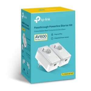 TP-Link TL-PA4010P KIT V5 adaptador de red PowerLine 600 Mbit/s Ethernet Blanco 2 pieza(s) TP-Link TL-PA4010P KIT V5 adaptador de red PowerLine 600 Mbit/s Ethernet Blanco 2 pieza(s)